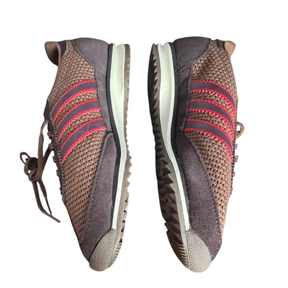 Adidas Originals SL 72 OG W Women’s Sneakers Brown/Red Size 5 US (36 EU) New/Tag - Picture 3 of 7